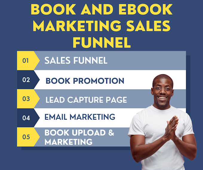 Gig Preview - Ebook marketing sales funnel, amazon book funnel design and book promotion