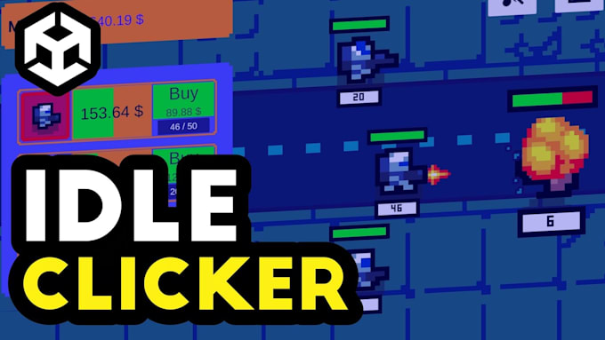 Gig Preview - Develop idle clicker game 2d clicker puzzle game simulation game