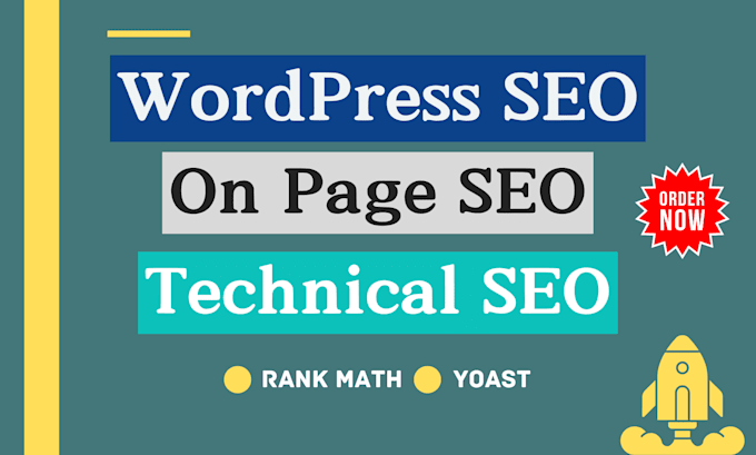 Gig Preview - Do on page, technical SEO to optimize wordpress website