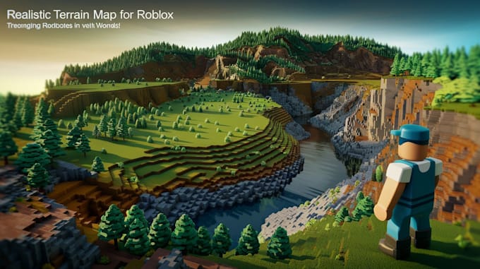 Gig Preview - Make a realistic terrain map in roblox,roblox realistic map,roblox uch