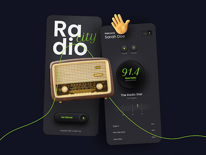 Gig Preview - Create an online radio app with admin panel radio fm app