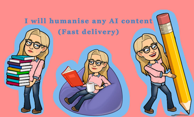 Gig Preview - Humanise ai generated content by rewriting