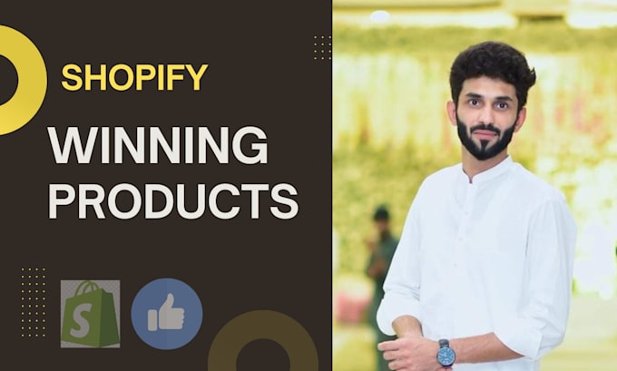 Gig Preview - Find shopify dropshipping winning products with video ads