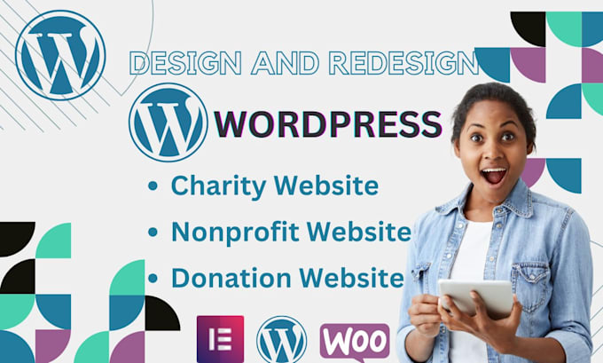 Gig Preview - Design charity website, nonprofit website, donation website