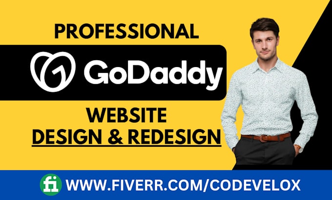 Gig Preview - Design or redesign godaddy website professionally