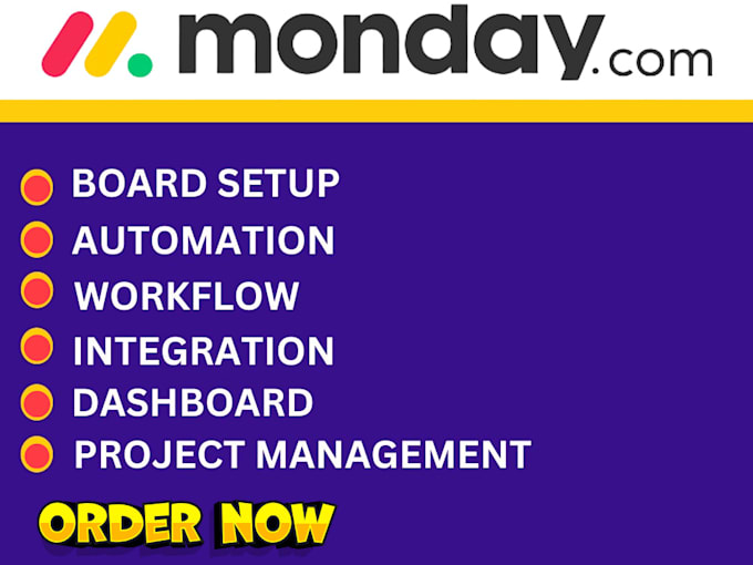 Gig Preview - Setup monday com mondaycrm automation integration asana trello make com clickup