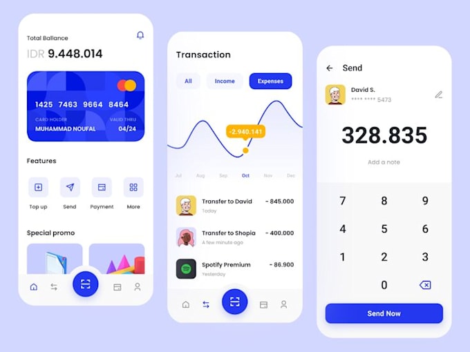 Gig Preview - Develop payment app, fintech app, wallet app, money transfer app, bank app