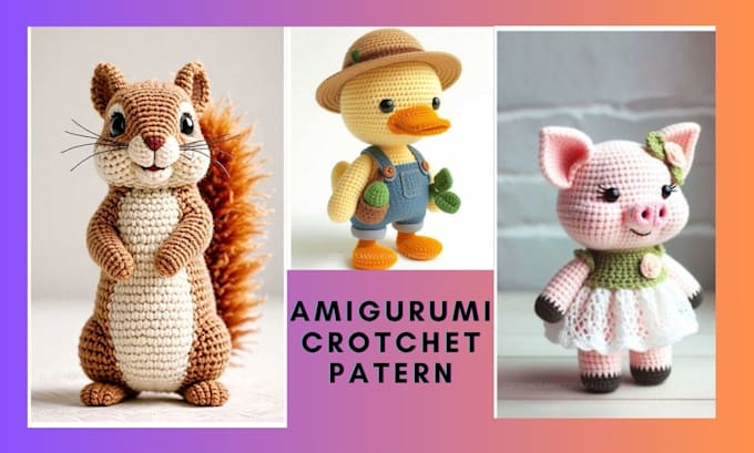 Bestseller - do unique handmade crochet, knitting amigurumi pattern, handmade designs