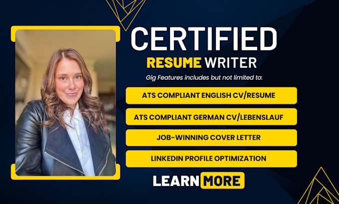 Gig Preview - Be your ats resume writing expert, german cv lebenslauf, linkedin optimization