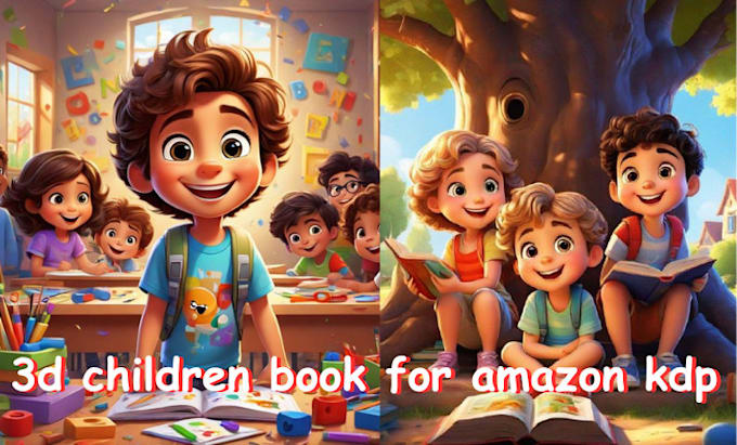 Gig Preview - Format children book for amazon kdp, children book format for kindle or ebook