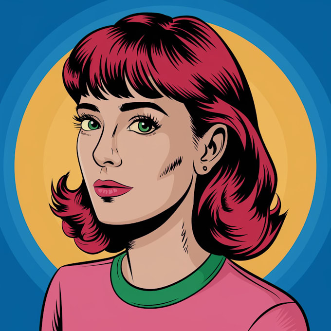 Gig Preview - Draw a professional pop art portrait