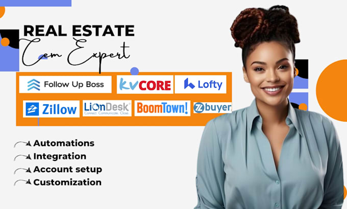 Bestseller - follow up boss kvcore lofty crm zillow boomtown liondesk zbuyer for real estate