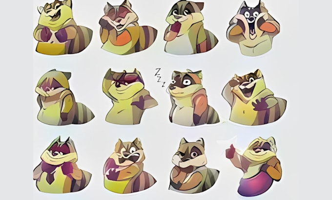 Bestseller - furry telegram stickers fursona furry stickers crypto stickers emoji furry nsfw