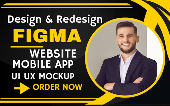 Gig Preview - Do figma wireframe mockup website ui ux firebase CRM admin panel web app saas