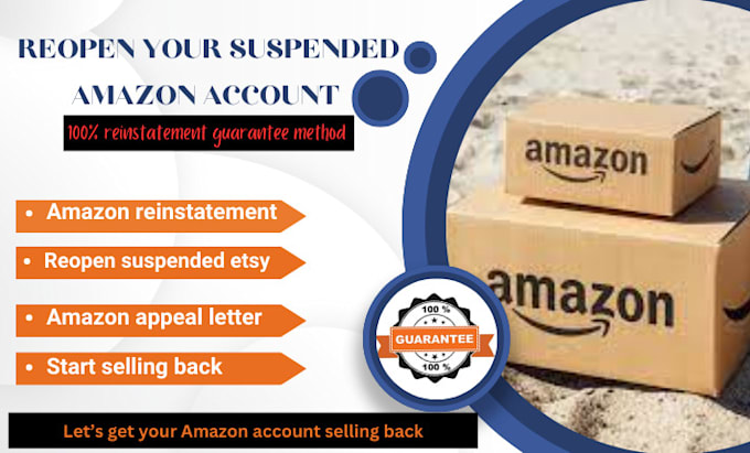 Gig Preview - Write amazon appeal reinstatement letter suspended fba store