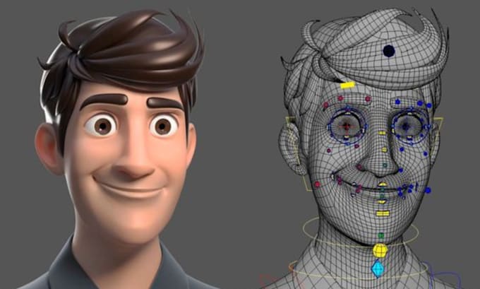 Gig Preview - Do 3d character rigging on blender 3d animation 3d blender rigging for you