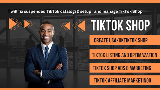 Bestseller - set up tiktok shop, usa tik tok shop manage tiktok shop shopify marketing