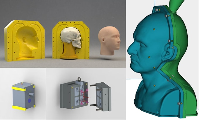 Gig Preview - Do 3d mold design soildworks injection mold cae fiberglass mold