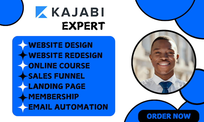 Gig Preview - Do kajabi website, kajabi online course, kajabi website redesign, kajabi