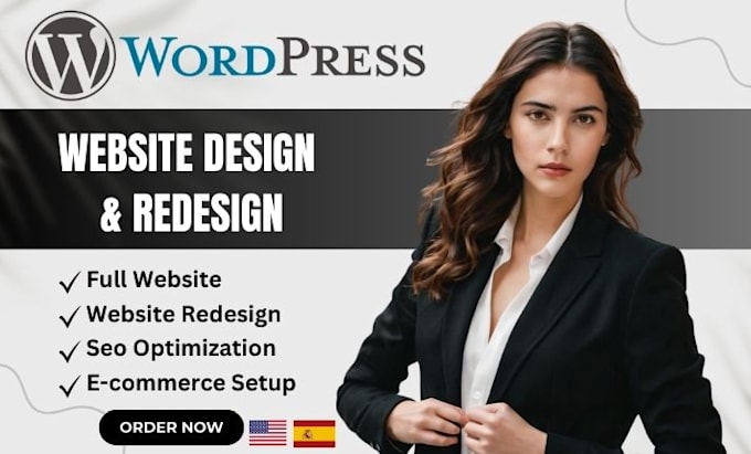 Gig Preview - Fix clone design or redesign a premium wordpress website wordpress ecommerce