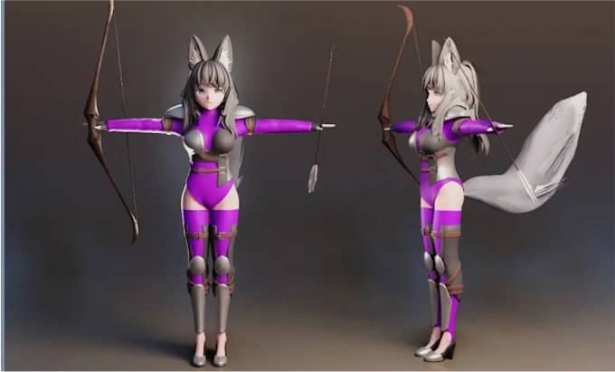 Gig Preview - Do vr chat avatar, furry avatar, vrc character avatar, 3d modeling avatar nsfw