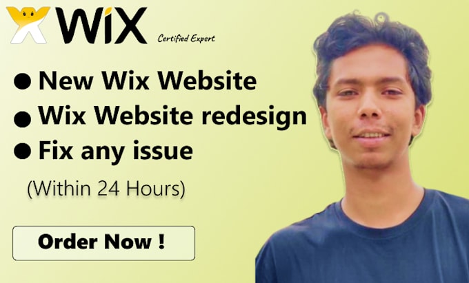 Gig Preview - Design and develop wix website, wix expert for wix website