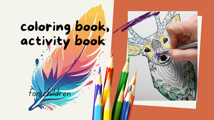 Gig Preview - Make coloring book and activity book