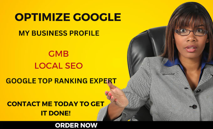 Gig Preview - Optimize gmb profile for local SEO and gmb maps ranking