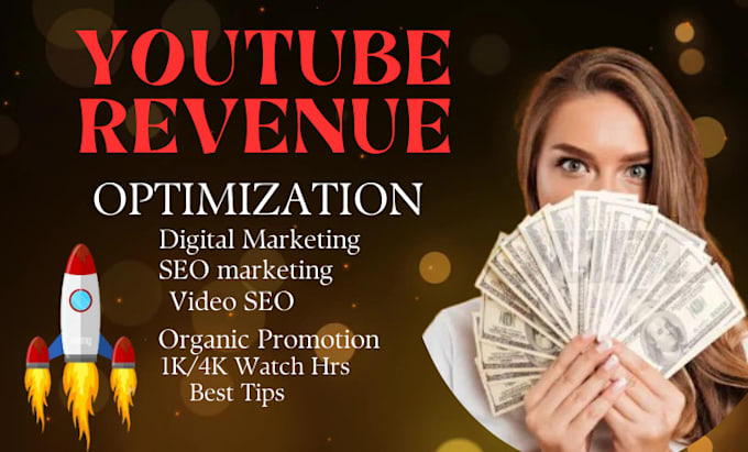 Gig Preview - Boost your youtube revenue fast with proven SEO strategies