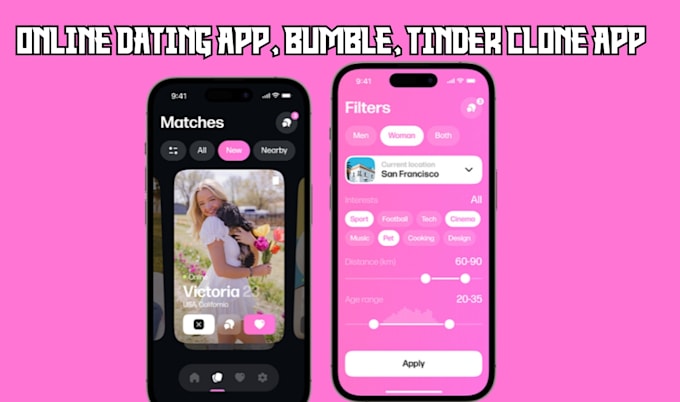 Gig Preview - Build online dating app, bumble, tinder clone app, onlyfans app high earning app