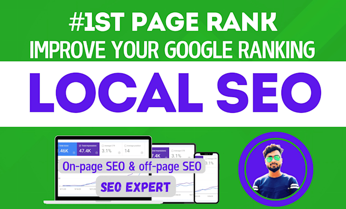 Gig Preview - Do local SEO service to rank website on google 1st page