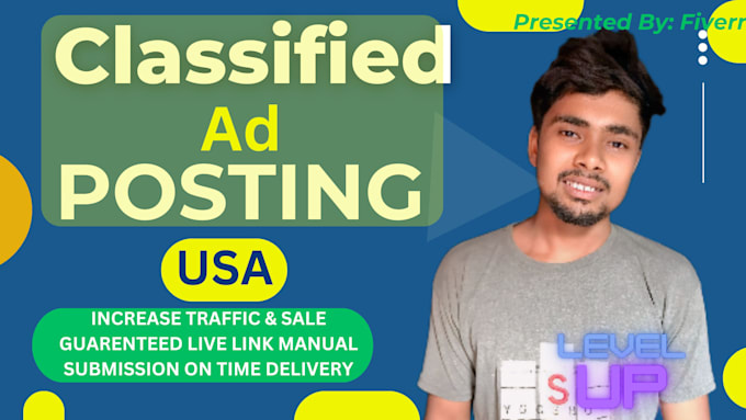 Gig Preview - Do classified ad posting in usa