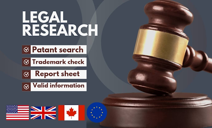 Gig Preview - Do trademark check and  patent search in US, UK canada, europe,