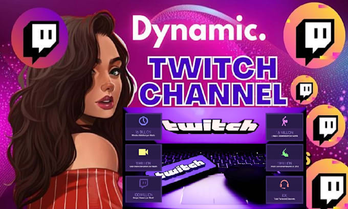 Gig Preview - Do organic twitch promotion and get your channel real engagements