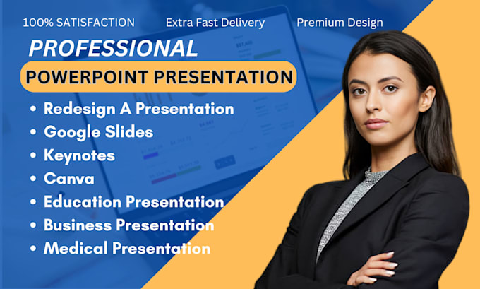 Gig Preview - Design and redesign your powerpoint presentation, keynote, google slides, canva