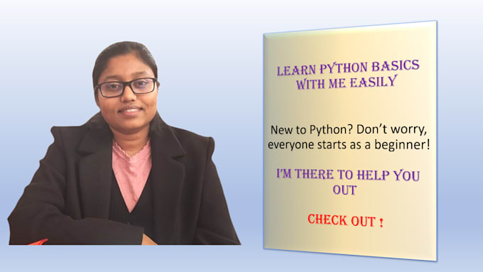 Gig Preview - Make learning python basics easy