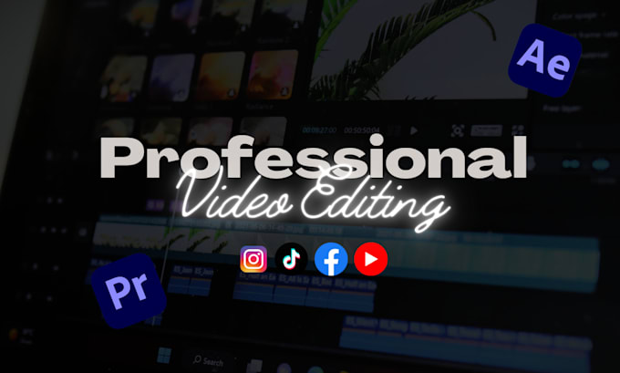 Gig Preview - Provide professional video editing with unique ideas