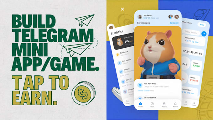 Gig Preview - Do telegram mini app crypto and coins telegram mini app telegram mini game