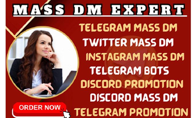 Bestseller - do telegram mass dm, discord mass dm, discord server promotion, discord mass dm