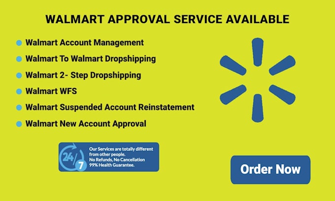 Bestseller - setup onbaording and approve walmart seller account