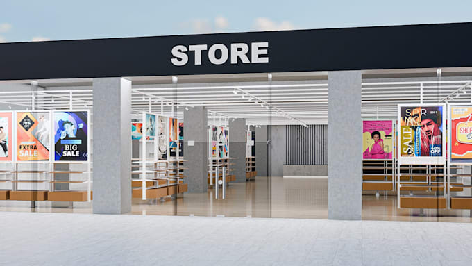 Gig Preview - Do 3d cgi unreal engine retail store, fashion, store, shopping mall design