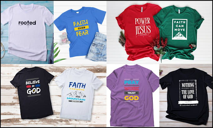 Gig Preview - Custom christian typography t shirt and graphic design faith inspired christian