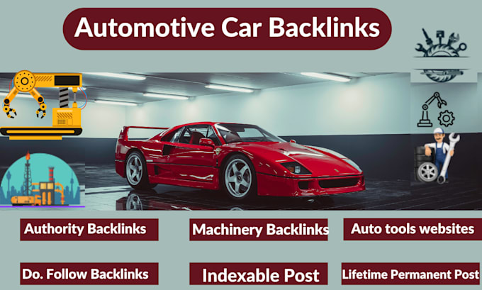 Gig Preview - Write and publish uk usa auto car guest posts,sites backlinks