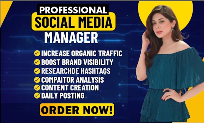 Bestseller - be your social media manager and content creator