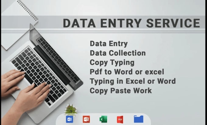 Gig Preview - Do data entry on excel ms words also form filling