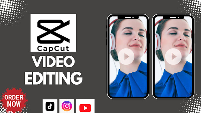 Gig Preview - Create professional capcut template tiktok capcut video editing