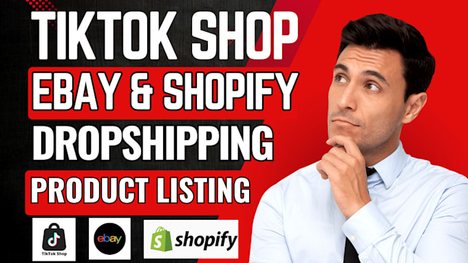 Gig Preview - Do tiktok dropshipping shop, ebay dropshipping and shopify dropshipping