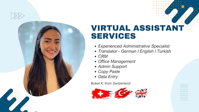 Gig Preview - Provide professional virtual assistance for administration and finance