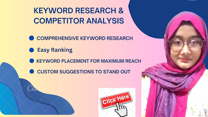 Gig Preview - Do professional SEO keyword research and competitor analysis