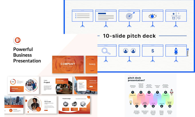 Gig Preview - Design a superior powerpoint presentation pitch desk ppt canva google slide